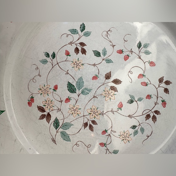 Strawberry Field Stoneware Dinner Plate by Design Concepts set of 4 Vintage - Picture 4 of 4